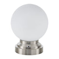 Hospitality furniture - White Glass Globe Table Lamp - www.oroatrade.com