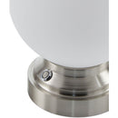Hospitality furniture - White Glass Globe Table Lamp - www.oroatrade.com