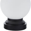 Hospitality furniture - White Glass Globe Table Lamp - www.oroatrade.com