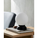 Hospitality furniture - White Glass Globe Table Lamp - www.oroatrade.com