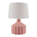 Hospitality furniture - Fluted Ceramic Accent Table Lamp - www.oroatrade.com