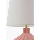 Hospitality furniture - Fluted Ceramic Accent Table Lamp - www.oroatrade.com