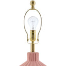 Hospitality furniture - Fluted Ceramic Accent Table Lamp - www.oroatrade.com