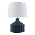 Hospitality furniture - Fluted Ceramic Accent Table Lamp - www.oroatrade.com