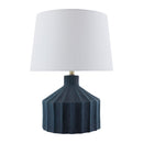 Hospitality furniture - Fluted Ceramic Accent Table Lamp - www.oroatrade.com