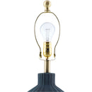 Hospitality furniture - Fluted Ceramic Accent Table Lamp - www.oroatrade.com