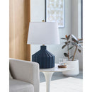 Hospitality furniture - Fluted Ceramic Accent Table Lamp - www.oroatrade.com