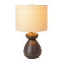 Modern European furniture - Glazed Black Ceramic Table Lamp - www.oroatrade.com