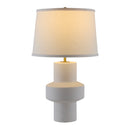 Hospitality furniture - White Ceramic Modern Table Lamp - www.oroatrade.com