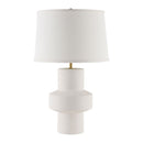 Hospitality furniture - White Ceramic Modern Table Lamp - www.oroatrade.com