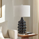 Modern European furniture - Bobbled Ceramic Accent Table Lamp - www.oroatrade.com