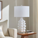 Modern European furniture - Bobbled Ceramic Accent Table Lamp - www.oroatrade.com