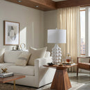 Modern European furniture - Bobbled Ceramic Accent Table Lamp - www.oroatrade.com