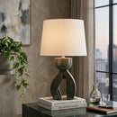 Contract furniture - Glazed Green Ceramic Table Lamp - www.oroatrade.com