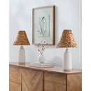 Modern European furniture - Braided Seagrass Table Lamp Set (2) - www.oroatrade.com
