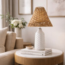 Modern European furniture - Braided Seagrass Table Lamp Set (2) - www.oroatrade.com
