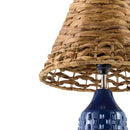 Modern European furniture - Braided Seagrass Table Lamp Set (2) - www.oroatrade.com