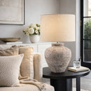 Hospitality furniture - Gray Ceramic Accent Table Lamp - www.oroatrade.com