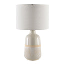 Modern European furniture - Glazed White Ceramic Table Lamp - www.oroatrade.com