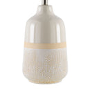 Modern European furniture - Glazed White Ceramic Table Lamp - www.oroatrade.com
