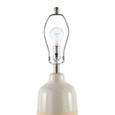 Modern European furniture - Glazed White Ceramic Table Lamp - www.oroatrade.com
