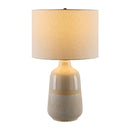 Modern European furniture - Glazed White Ceramic Table Lamp - www.oroatrade.com