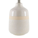 Modern European furniture - Glazed White Ceramic Table Lamp - www.oroatrade.com