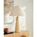 Contract furniture - Taupe Jute Accent Table Lamp - www.oroatrade.com