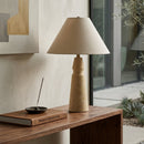 Contract furniture - Taupe Jute Accent Table Lamp - www.oroatrade.com