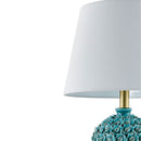 Hospitality furniture - Green Ceramic Rose Table Lamp - www.oroatrade.com