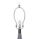 Contract furniture - Navy Stripes Ceramic Table Lamp - www.oroatrade.com