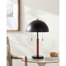 Hospitality furniture - Black Metal Dome Table Lamp - www.oroatrade.com