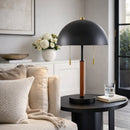 Hospitality furniture - Black Metal Dome Table Lamp - www.oroatrade.com