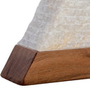 Modern European furniture - White Stone Triangular Bookend Set (2) - www.oroatrade.com