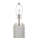 Hospitality furniture - White Marble Linen Table Lamp L - www.oroatrade.com