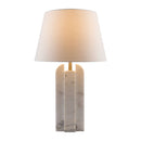 Hospitality furniture - White Marble Linen Table Lamp L - www.oroatrade.com