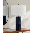 Hospitality furniture - Glazed Ceramic Accent Table Lamp - www.oroatrade.com
