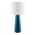Hospitality furniture - Glazed Blue Ceramic Table Lamp - www.oroatrade.com