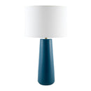 Hospitality furniture - Glazed Blue Ceramic Table Lamp - www.oroatrade.com