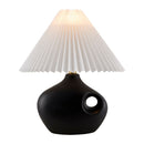 Hospitality furniture - Pleated Linen Accent Table Lamp - www.oroatrade.com