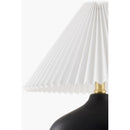 Hospitality furniture - Pleated Linen Accent Table Lamp - www.oroatrade.com