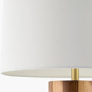 Contract furniture - Brown Stripes Wooden Floor Lamp - www.oroatrade.com