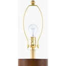 Modern European furniture - Cylindrical Rubberwood Accent Floor Lamp - www.oroatrade.com
