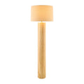 Modern European furniture - Cylindrical Rubberwood Accent Floor Lamp - www.oroatrade.com