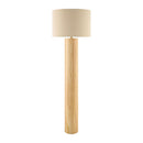 Modern European furniture - Cylindrical Rubberwood Accent Floor Lamp - www.oroatrade.com