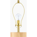 Modern European furniture - Cylindrical Rubberwood Accent Floor Lamp - www.oroatrade.com