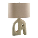 Hospitality furniture - Abstract Carved Base Table Lamp - www.oroatrade.com