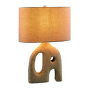 Hospitality furniture - Abstract Carved Base Table Lamp - www.oroatrade.com