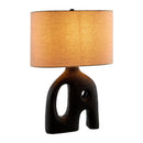 Hospitality furniture - Abstract Carved Base Table Lamp - www.oroatrade.com