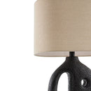 Hospitality furniture - Abstract Carved Base Table Lamp - www.oroatrade.com